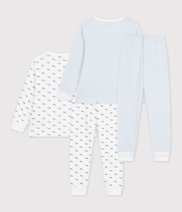 Juego de pijamas infantiles de algod&oacute;n estampado multicolor