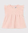 Blusa sin mangas de punto calado para bebé rosa SALINE