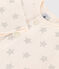Cárdigan de túbico con estampado de estrellas para bebé beige AVALANCHE/ ARGENT
