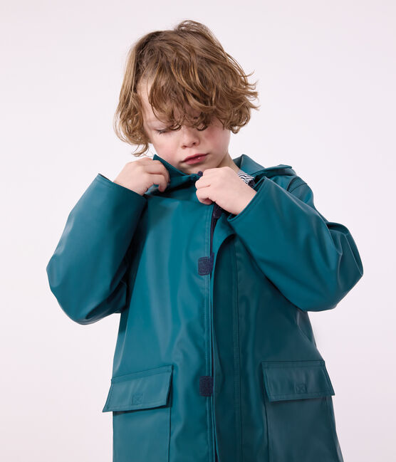 Chubasquero emblemático para niño verde DRAGONFLY