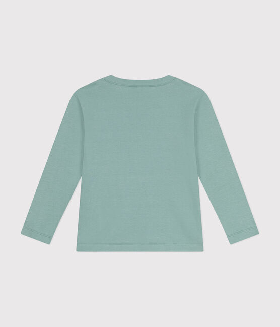 Camiseta de manga larga de punto para niño/a verde PAUL