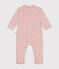 Pijama de algodón estampado para bebé rosa SALINE/ ROSEWOOD