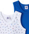 Lote de 2 camisetas sin mangas para niño blanco LOT