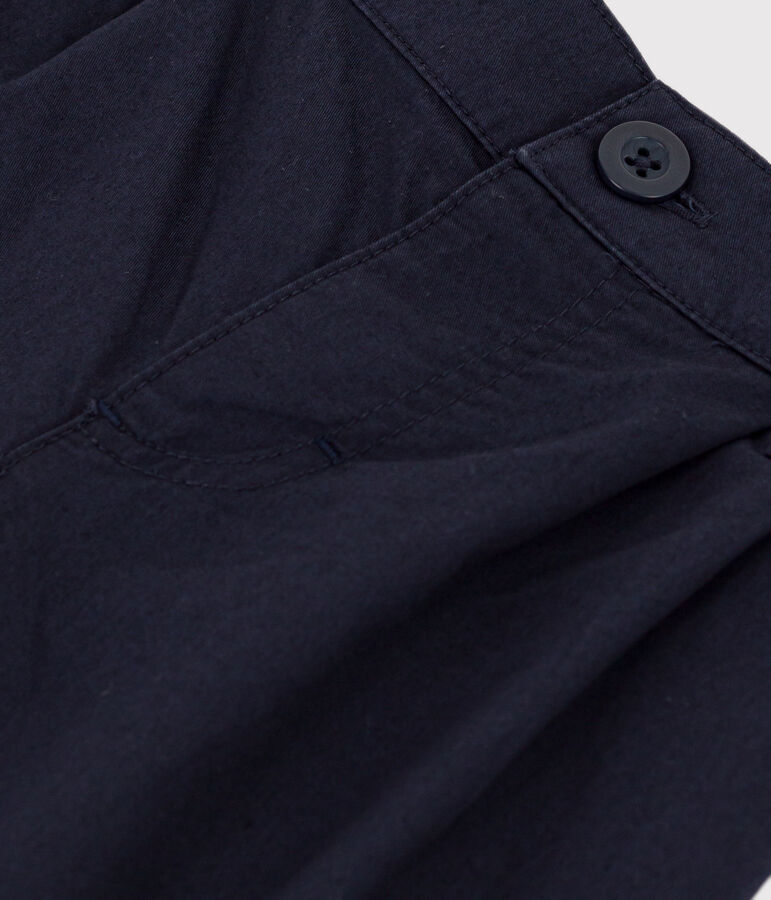 Pantal&oacute;n de sarga para beb&eacute; azul