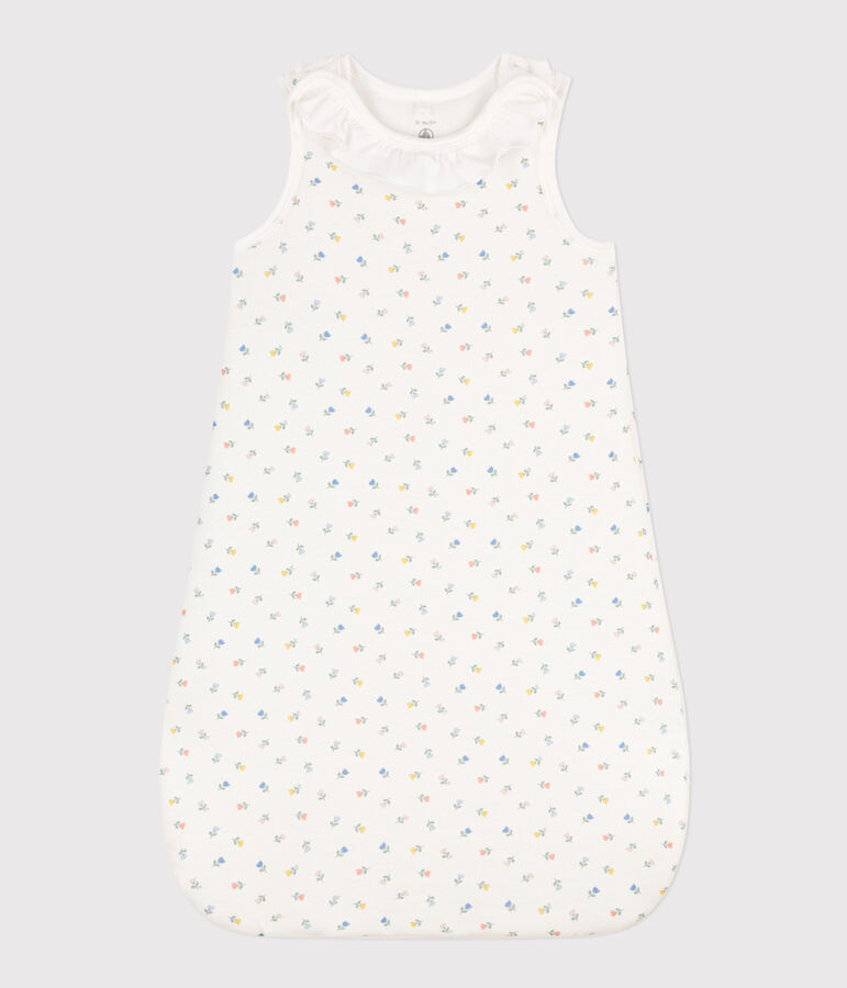 Saco de algod&oacute;n con flores TOG 2 blanco/multicolor