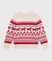 Jersey infantil de lana y algodón con estampados rojo AVALANCHE/ TERKUIT