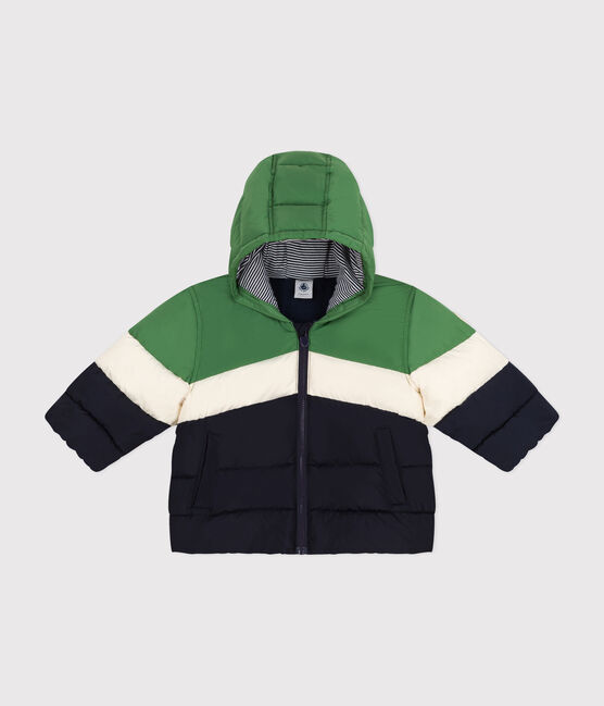 Plumífero colorblock con capucha para bebé PALMERAIE/ MULTICO