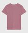 Camiseta Icónica de manga corta de algodón para mujer rojo AMARANTE/ MARSHMALLOW