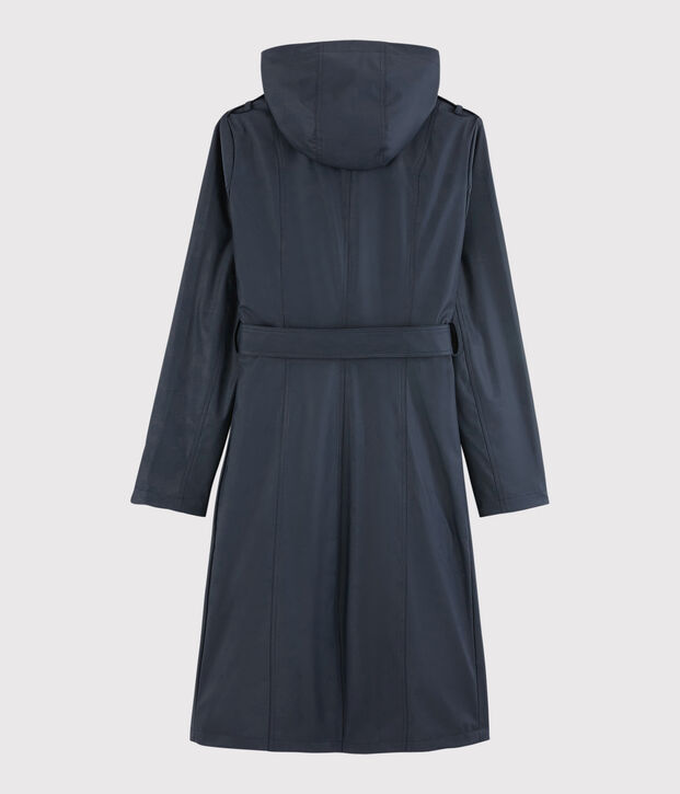 Gabardina con capucha de mujer SMOKING