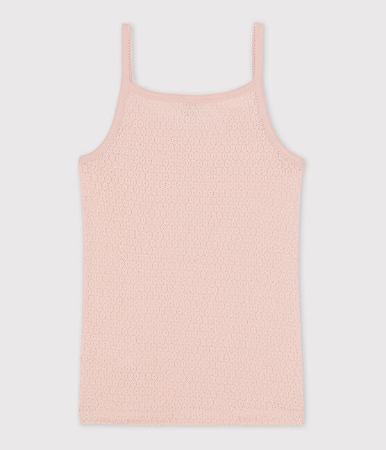Camiseta de tirantes L'ICONIQUE de algodón de mujer rosa SALINE