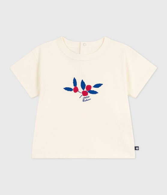 Camiseta de algodón de manga larga con estampado de corazón para bebé MILK/ MULTICO