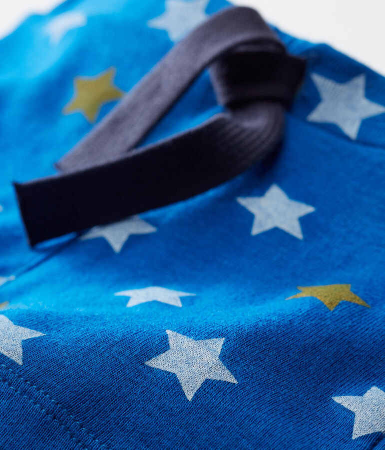 Shorts estampados para beb&eacute; ni&ntilde;o azul RIYADH/blanco MULTICO