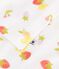 Camis&oacute;n infantil de algod&oacute;n con estampado de frutas blanco/multicolor