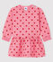 Vestido de manga larga para bebé niña rosa CHEEK/rojo TERKUIT