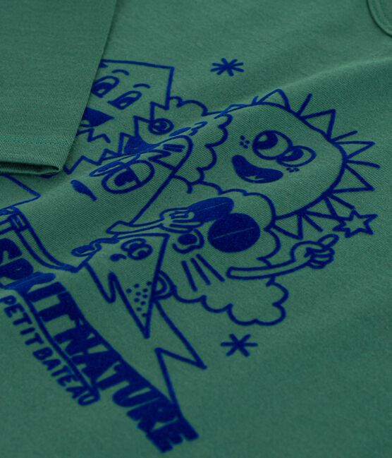 Camiseta infantil de algodón de manga larga con estampado WILLOW