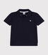 Polo de manga corta de algodón para niño