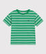 Camiseta a rayas de jersey para niño