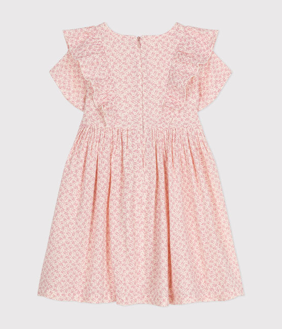 Vestido estampado de manga corta de gasa de algodón para niña AVALANCHE/ PANTY