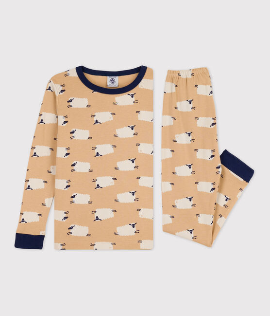 Pijama snugfit de algodón de niña / niño TRENCH/ MULTICO