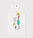 Camiseta de tirantes emblemática de algodón de mujer