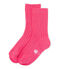 Calcetines para niña rosa Peony