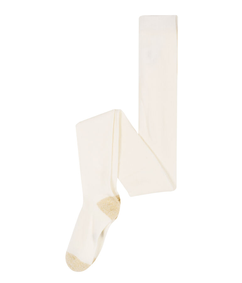 Pantis infantiles para ni&ntilde;a blanco MARSHMALLOW