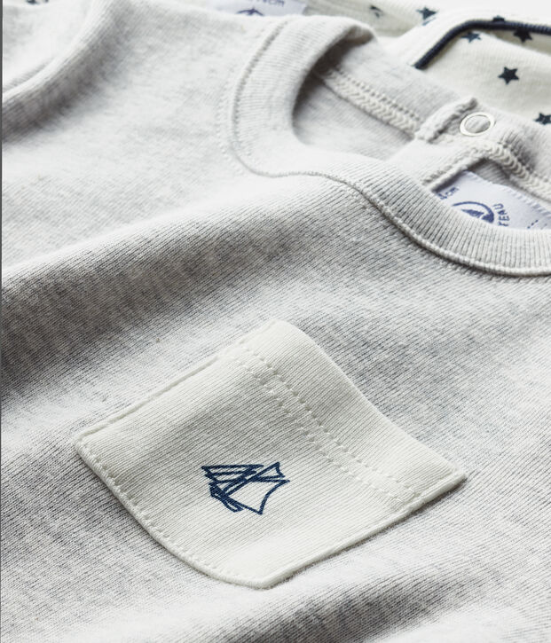 Juego de 2 camisetas para beb&eacute; ni&ntilde;o multicolor