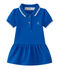 Vestido para niña de manga corta azul PERSE