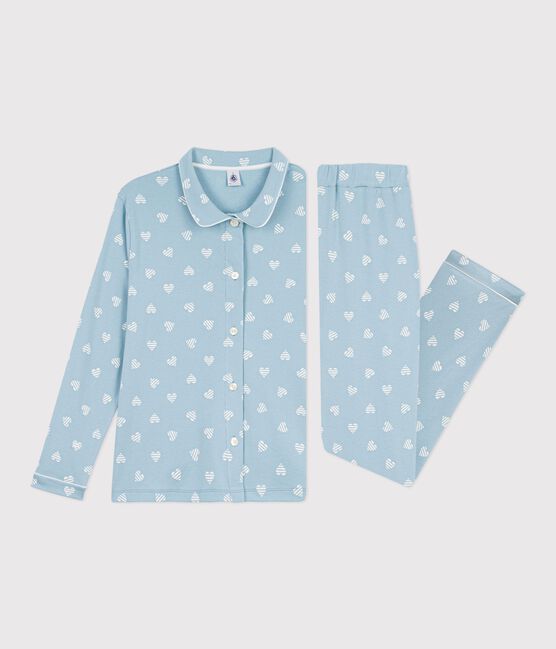 Pijama abotonado de algodón estampado para mujer MIMI/ ECUME