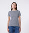 Camiseta L'ICONIQUE de algodón con cuello redondo para mujer azul SMOKING/blanco MARSHMALLOW