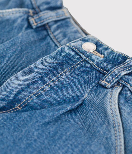 Vaquero de tejido vaquero 100 % sostenible para bebé azul DENIM