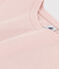 Camiseta LE BOXY de algodón para mujer rosa SALINE