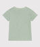 Camiseta de punto flameado para niño verde HERBIER
