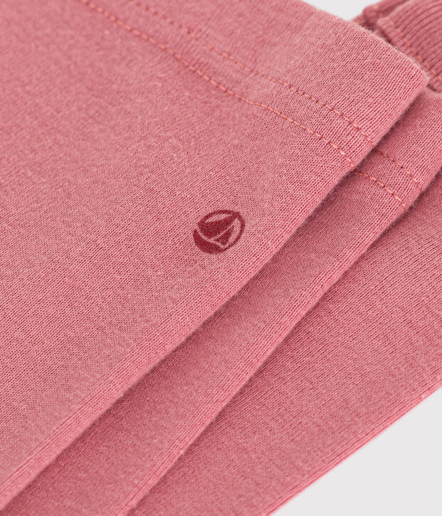 Leggings de algod&oacute;n para beb&eacute; rosa