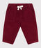 Pantalón de pana lisa para bebé AMARANTE