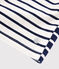Camiseta de manga larga de punto de niña blanco MARSHMALLOW/azul SMOKING