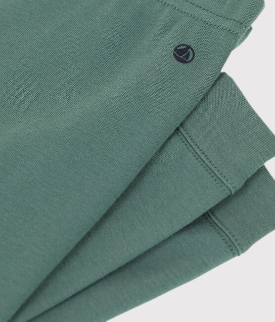 Leggings de algodón para bebé verde VALLEE