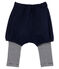 Leggings con shorts para bebé niña azul SMOKING/blanco MARSHMALLOW