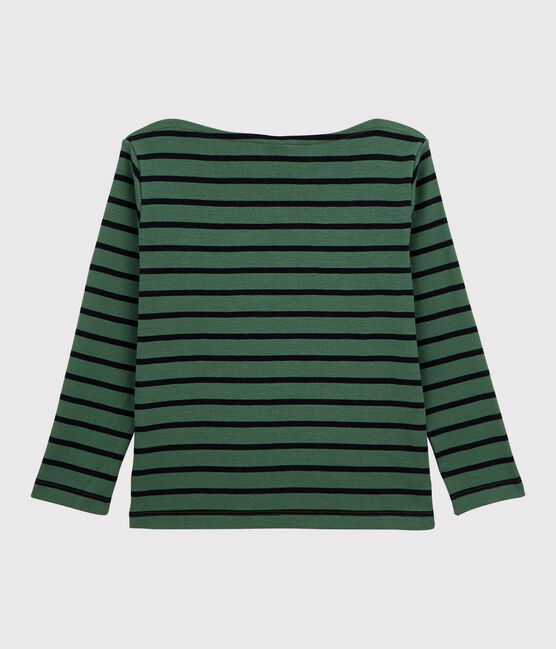 Camiseta de algodón de niña/niño verde VALLEE