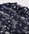 Pijama de algodón con estampado de París para niño azul MEDIEVAL/blanco ECUME