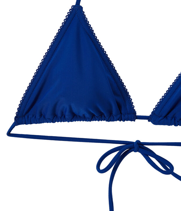 Bikini para mujer liso azul
