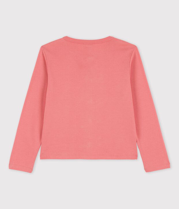 C&aacute;rdigan de algod&oacute;n org&aacute;nico de ni&ntilde;a rosa