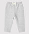 Pantalón de muletón ecológico de bebé gris BELUGA CHINE