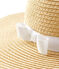 Sombrero de paja de bebé niña rosa NATUREL
