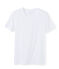 Camiseta manga corta de cuello redondo para hombre blanco ECUME