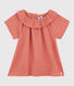Blusa de gasa de algodón orgánico para niña