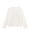 Camiseta serigrafiada para niña blanco MARSHMALLOW