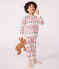 Pijama infantil de felpa con estampado de Navidad MILK/ MULTICO