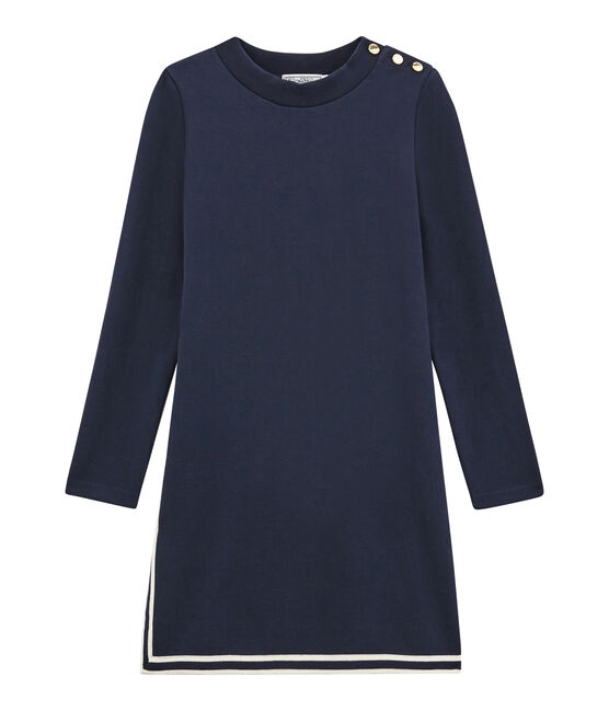 Vestido recto para mujer azul SMOKING