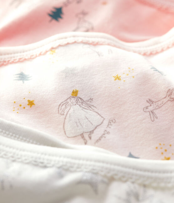 Juego de 3 braguitas con brillo para niña pequeña variante 1